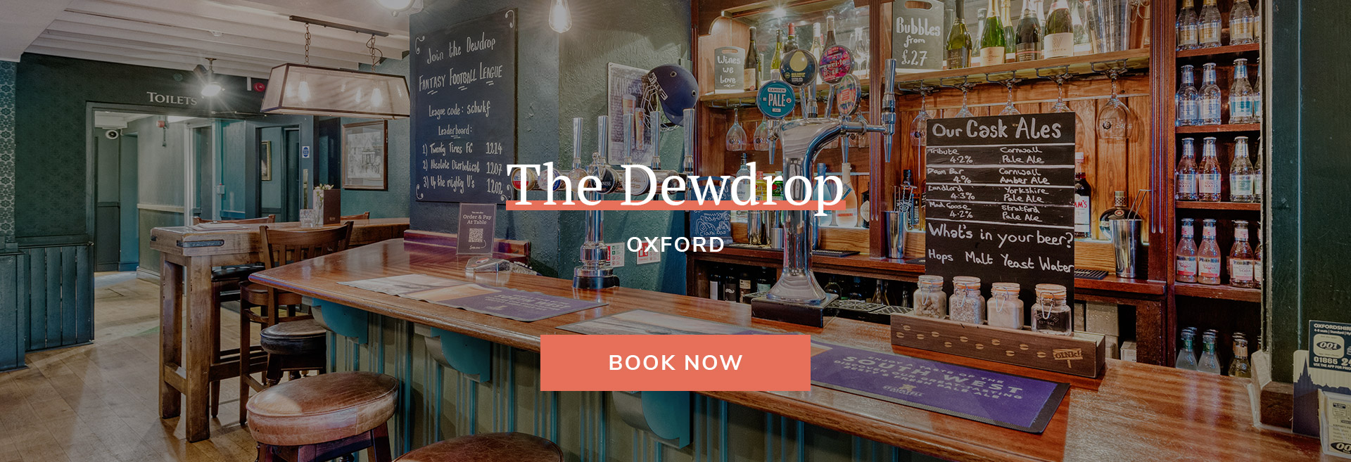 Come down to your local pub at Dewdrop in Oxford